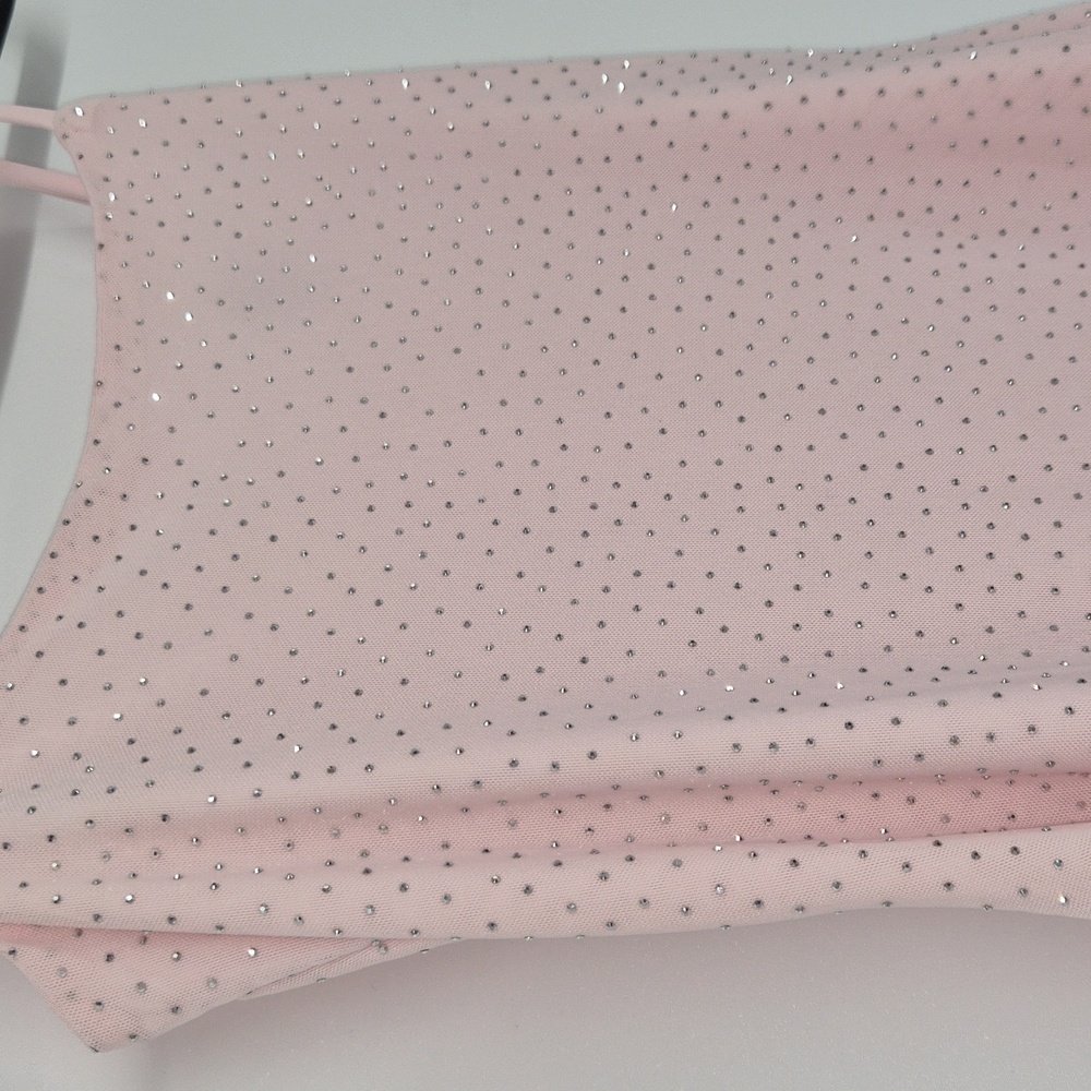 Windsor Baby Pink Sparkling Perfection Rhinestone A-Line Mini Dress - Picture 6 of 12